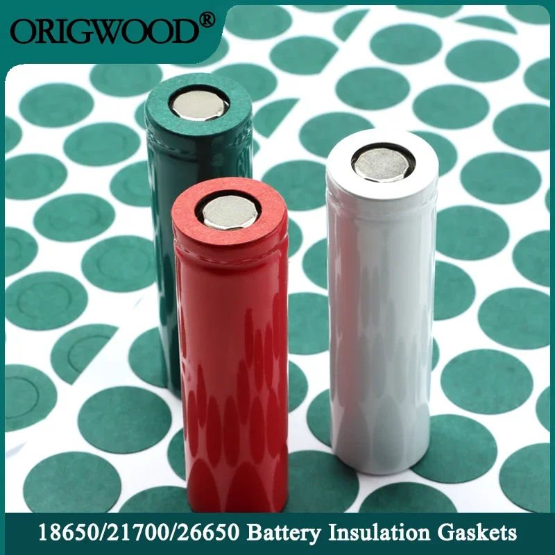 50 ~ 5000 Uds junta de aislamiento 18650 21700 26650 paquete de batería papel de cebada adhesivo celular con pegamento almohadillas aisladas de electrodos de pescado