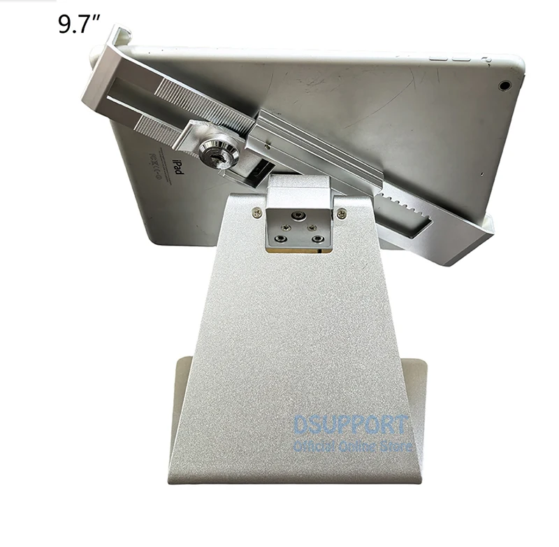 Soporte de escritorio antirrobo apto para tableta PC Universal de 7,2-13 pulgadas soporte de escritorio antirrobo de movimiento completo con cerradura Material metálico - imagen 5