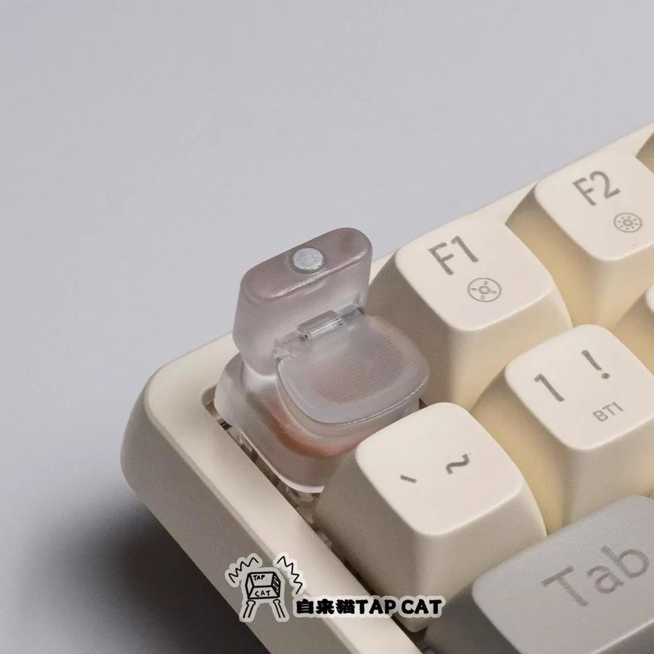 Inodoro (tapa que se puede abrir) teclado mecánico cruzado absdIY con teclas creativas personalizadas con alta apariencia y transparentes - imagen 3