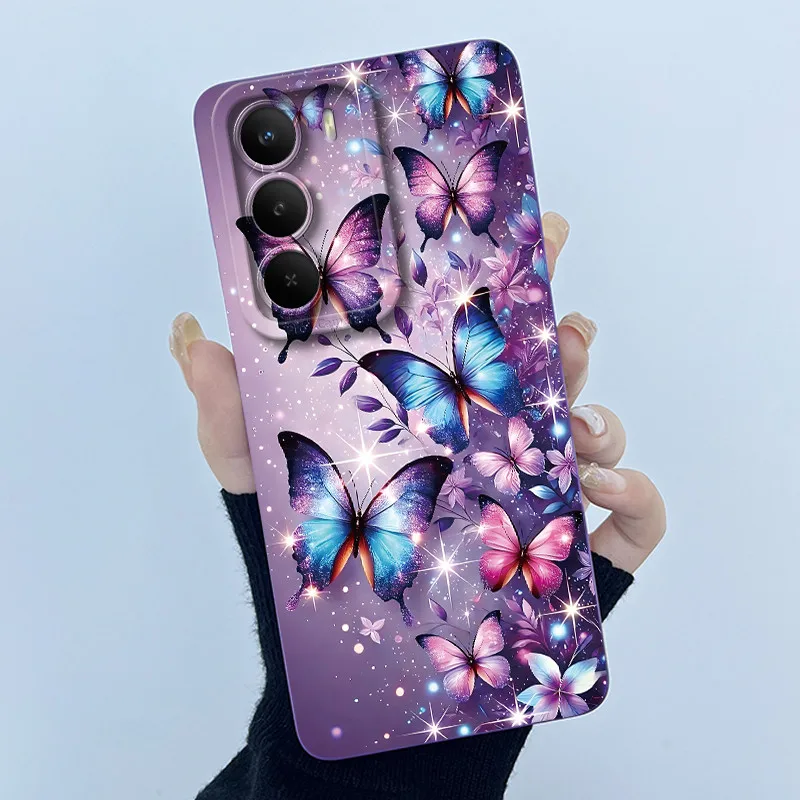 Funda de teléfono para Realmel C71, funda de moda con pintura sencilla, carcasa de silicona suave, parachoques a prueba de golpes para realme C71 C 71 4G - imagen 5