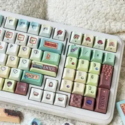 Teclas PBT Chreey para Teclado Mecánico ANSI, Diseño Píxel