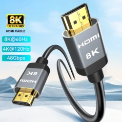 MIZIQIER Cable HDMI 2.1 8K 48 Gbps, 4K 120 Hz