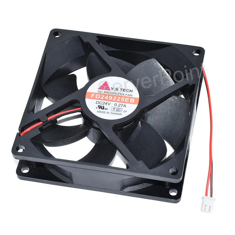 Nuevo para Y.S.TECH FD249225EB DC24V 0.27A 9025 90*90*25MM dos cables cuadrado ventilador de refrigeración