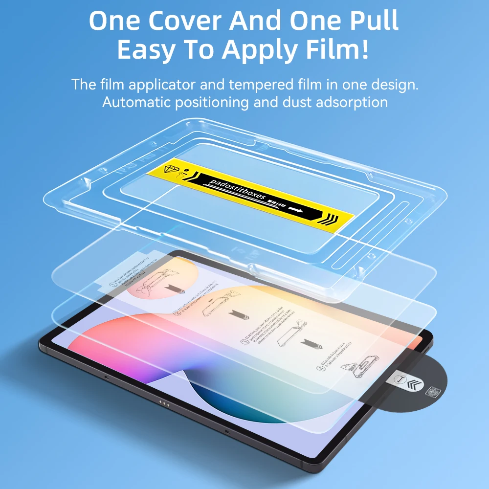 Para samsung A9 plus película de vidrio templado de 11 pulgadas para S7/S8/S9 11 pulgadas S9/S10 FE 2025 para S7/S8/S9/S10 Plus película templada de 12,4 pulgadas - imagen 5