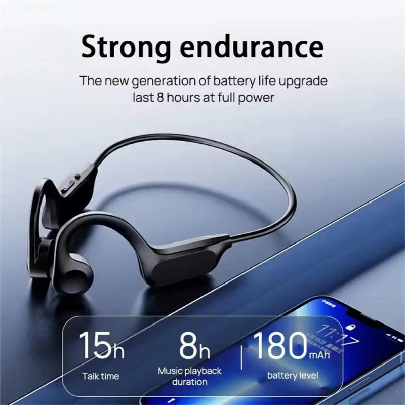 BMAD X7 Auriculares Conducción Ósea Bluetooth Resistentes Agua Deportivos - imagen 5