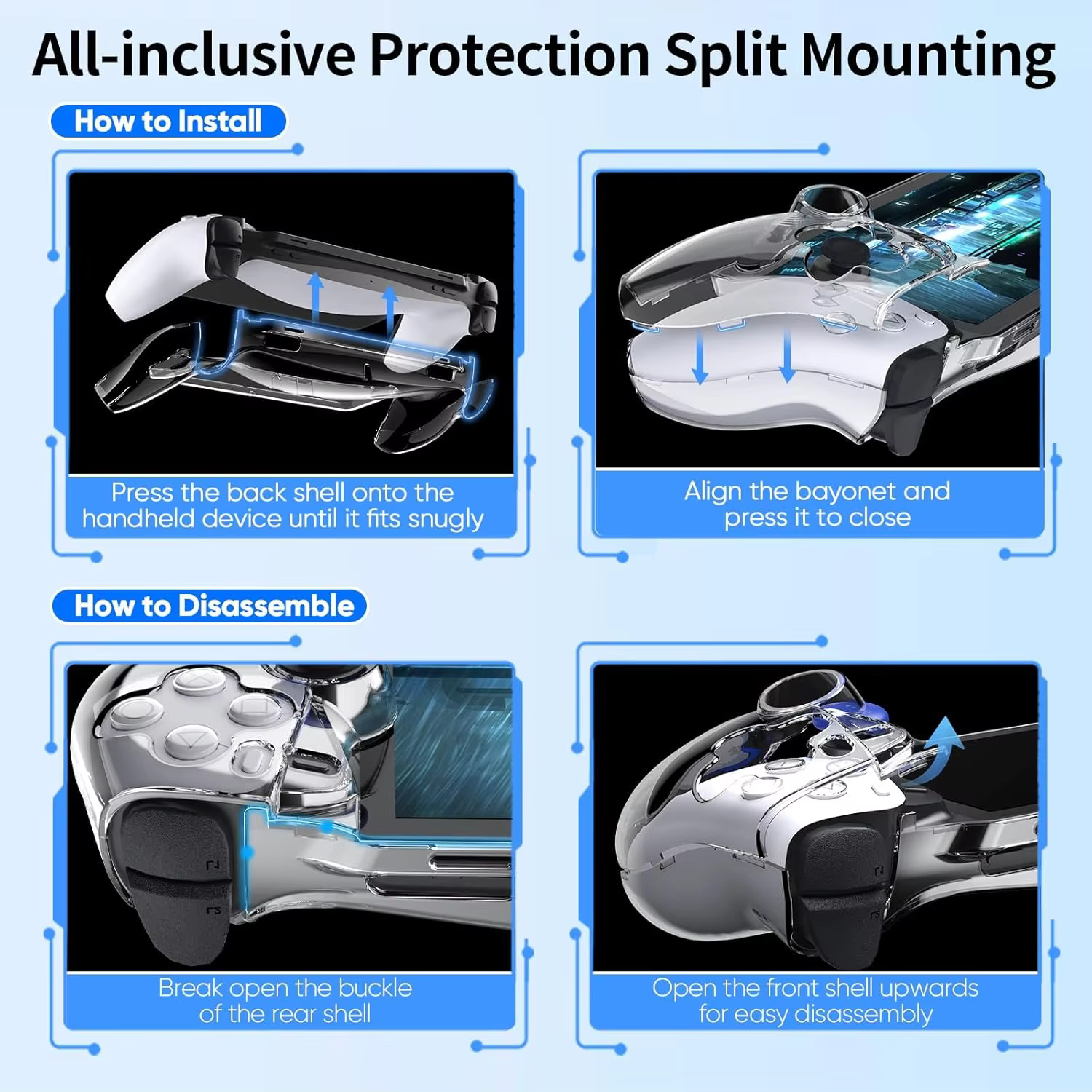 Funda Cristal PlayStation Portal – Transparente Protección Antiarañazos - imagen 2