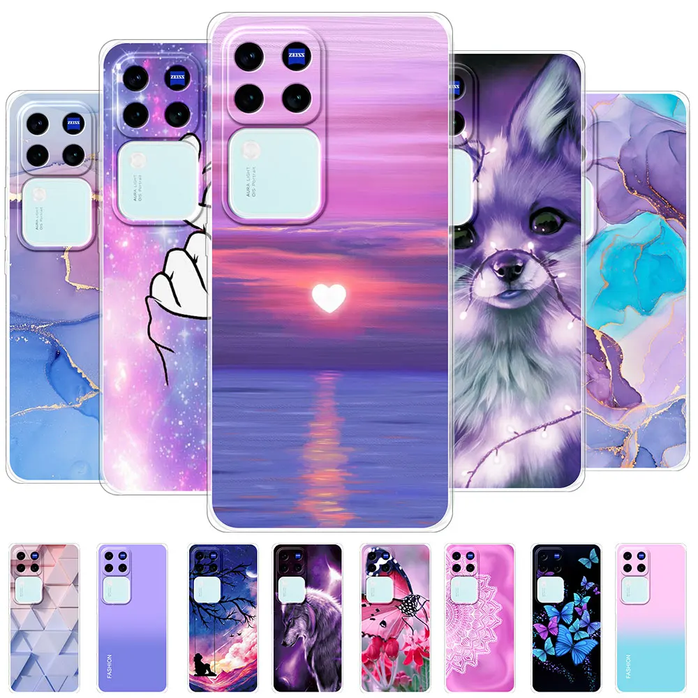 Funda para Vivo S18 Pro /S18 5G V2323A, carcasa a prueba de golpes, Funda de silicona suave transparente para Vivo S18Pro S17T