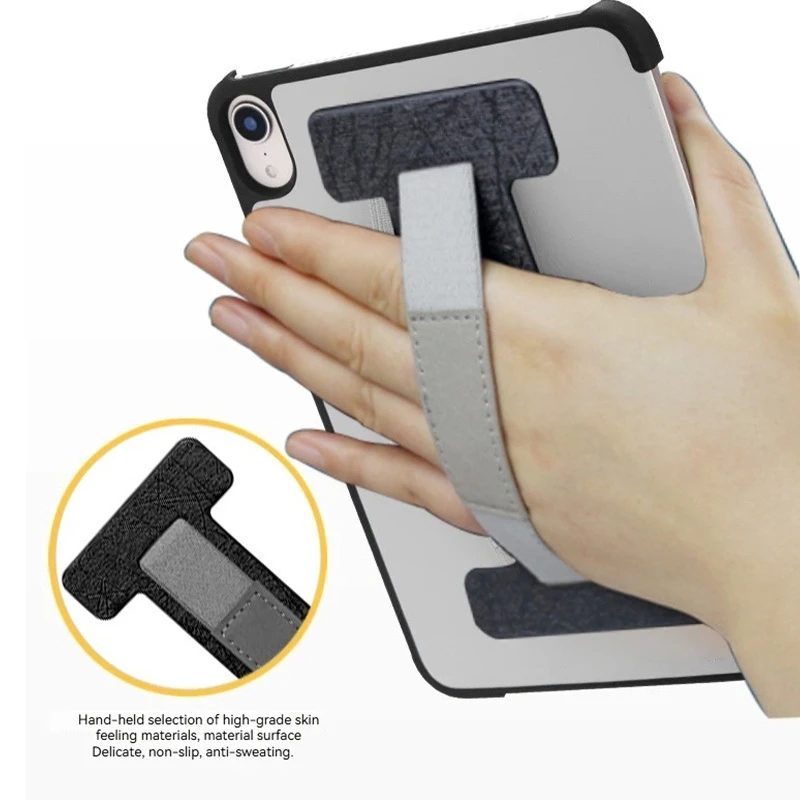 Correa de mano para tableta de 6-10 pulgadas, soporte elástico anticaída para lector electrónico, cinturón fijo de seguridad antideslizante para Kindle/Kobo/Voyaga/Lenovo/Sony