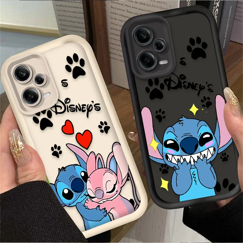 Funda de Ángel de punto bonito de Disney para Xiaomi Redmi Note 13 14 12 11 Pro Plus 5G 14S 12S 11S 10S 10 9 Redmi 14C 13C 12C 12 4G - imagen 3