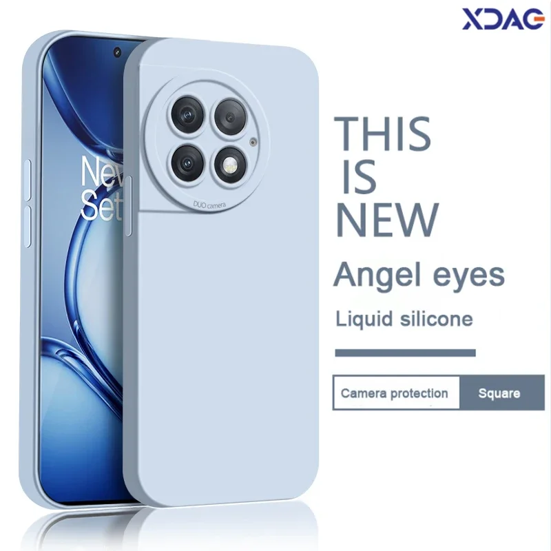Funda de teléfono de Ojos de Ángel para Oneplus Ace2 Ace 2 Pro 2Pro 5G, silicona líquida suave, flocado interno, cubierta trasera Original, alta calidad - imagen 2