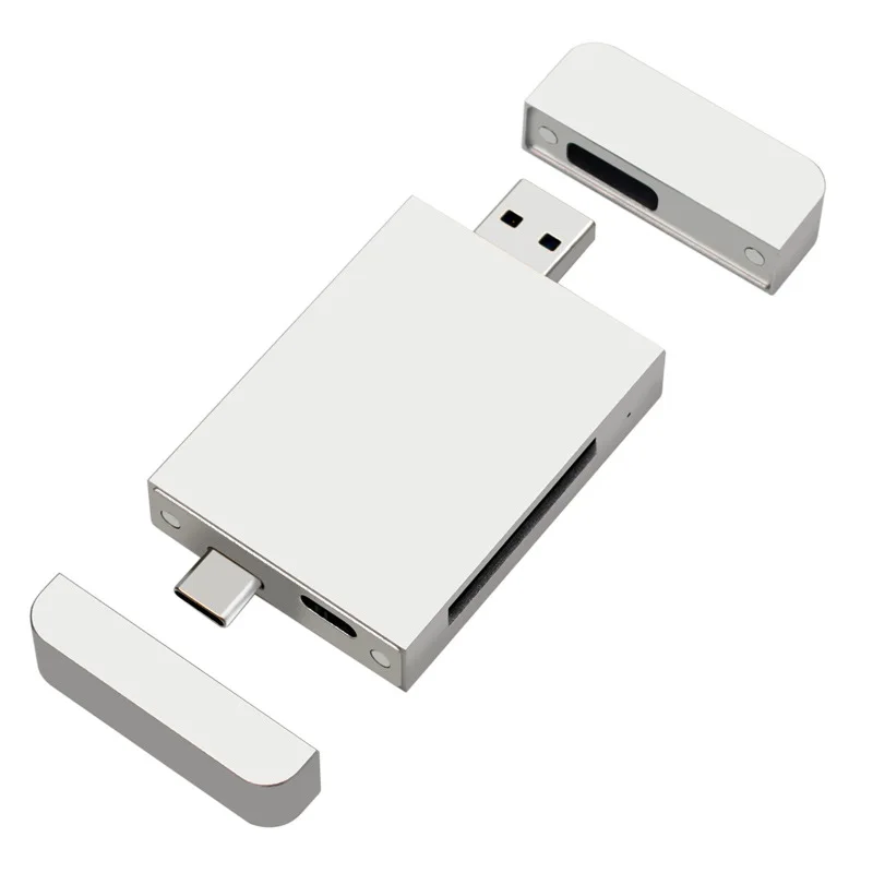 El lector CFExpress USB-C 10GBPS de succión magnética de interfaz dual admite cámaras R5 Z6 Z7 y tarjetas de memoria CFE tipo B