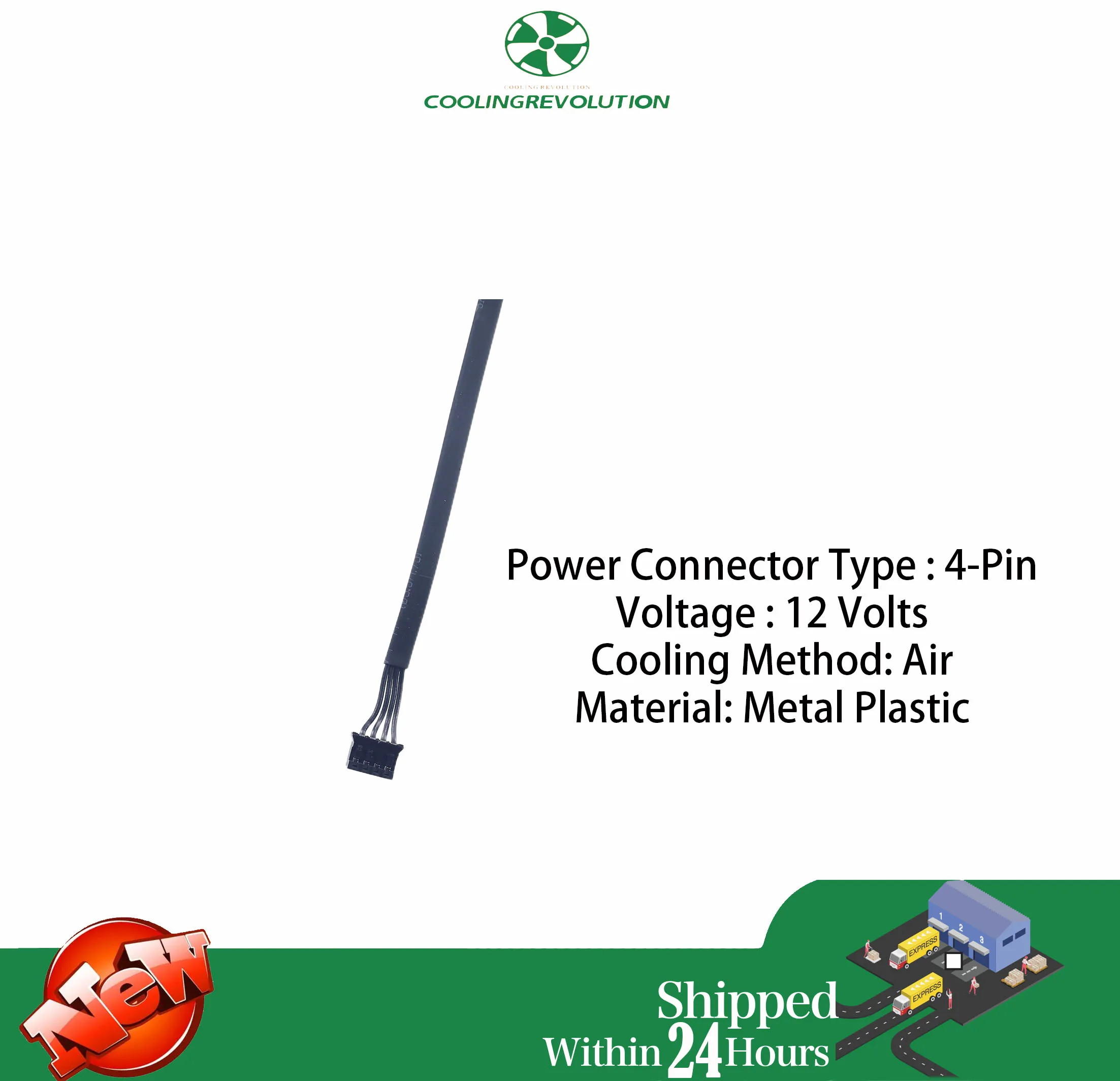 Ventilador de tarjeta gráfica CF9010H12S DC12V 0.35A 4Pin para ELSA GeForce RTX 3060 Ti SAC/L - imagen 4