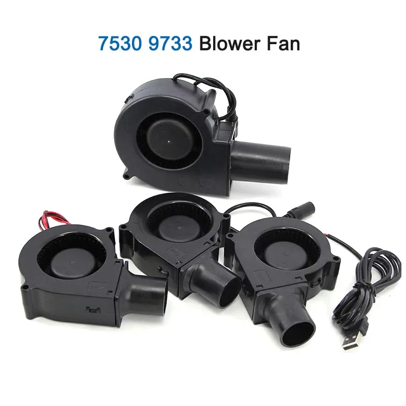 7530 9733 Ventilador con potencia variable Ventilador de cocina para barbacoa Turbo Soplador de aire Parrilla de picnic Estufa de leña