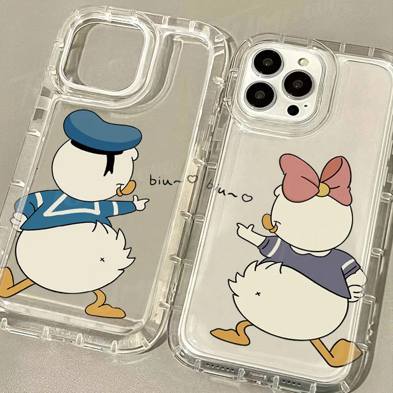 Disney-funda transparente para Samsung Galaxy, carcasa de Mickey, Pato Donald, S24 Ultra, S23, S22, S21 FE, S20 Plus, Note 20, 10 Pro, A34, A54, A33, A53 - imagen 2