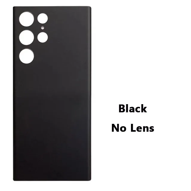 Reemplazo de cristal trasero para Samsung Galaxy S22 Ultra, funda de puerta trasera con batería de SM-S908B, lente de cámara con logotipo adhesivo - imagen 5