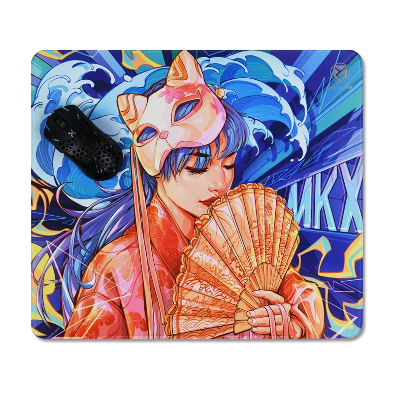 Alfombrilla de ratón para juegos deportivos, modo inusual, HuaPi MKX SE, 4mm, Lockrand, posicionamiento preciso, superficie fina lavable, BaseSCR - imagen 5