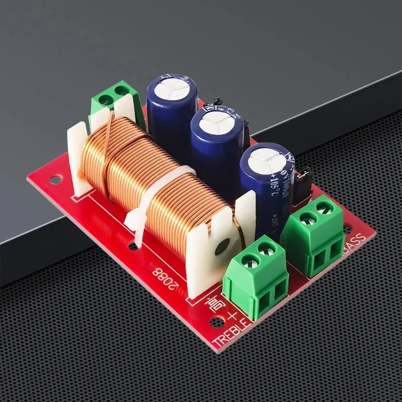 Módulo de filtros cruzados de 2 vías YLY-2088, divisor de frecuencia de altavoz de Audio de 400W, rango completo ajustable, soldadura de graves agudos gratis - imagen 5