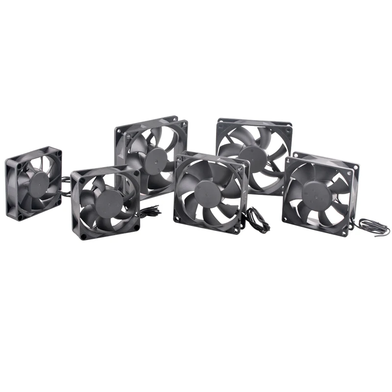 ANCHAOPU 40mm 50mm 60mm 70mm 80mm 92mm 120mm 140mm EC ventilador de refrigeración sin escobillas AC 110V 120V 220V 240V ventilador de flujo Axial para gabinetes - imagen 5