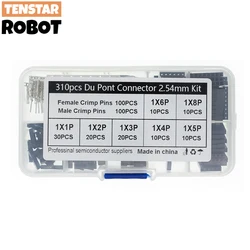 Kit Cables Dupont Macho+Hembra 1-8 Pines 2,54mm para Electrónica DIY