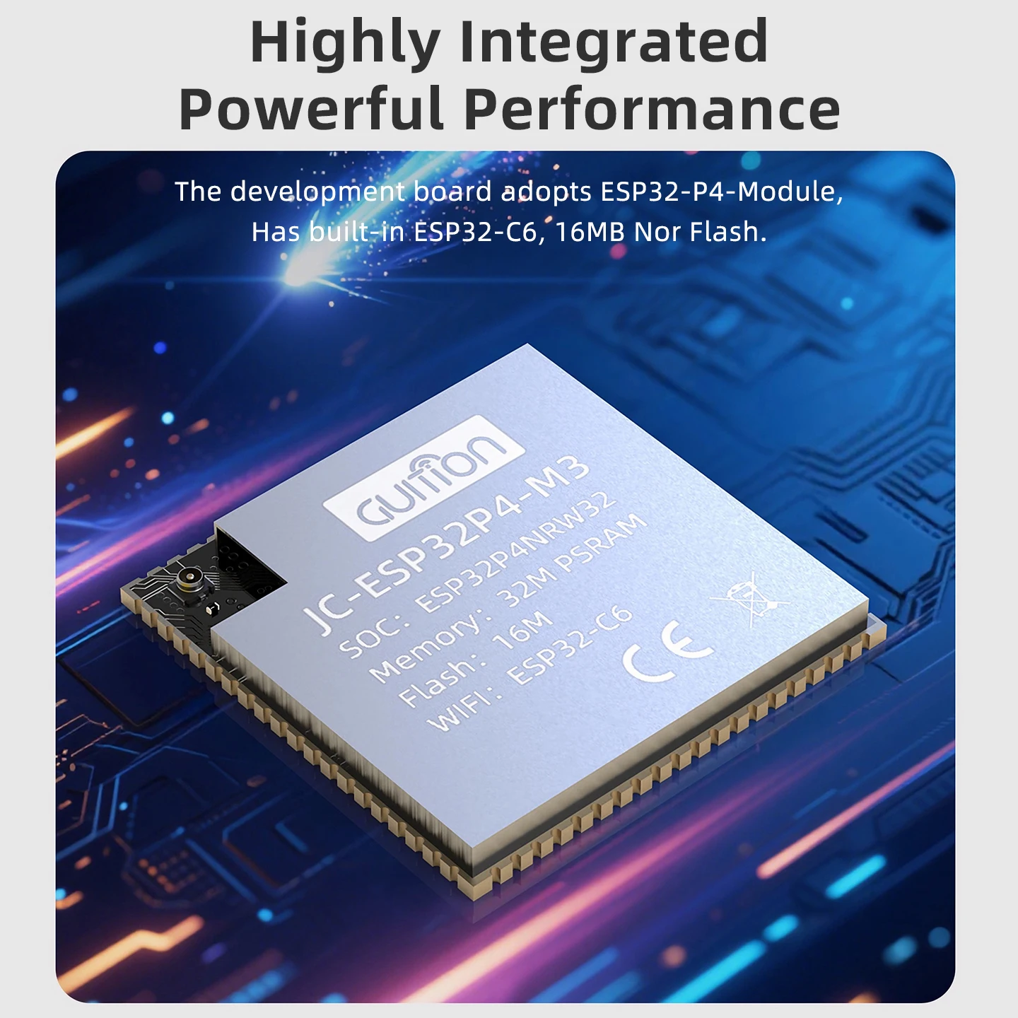 ESP32-P4 ESP32-C6 Placa central Módulo de JC-ESP32P4-M3 Dual-Core 32MB PSRAM 16MB Memoria Flash WiFi BT BLE 5 - imagen 4