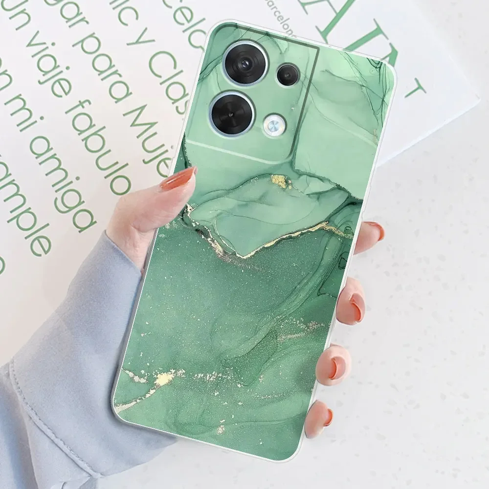 Para OPPO Reno 8 Pro 5G funda 8 Pro + funda transparente de Color degradado para OPPO Reno 8 Pro + Plus Reno8 funda trasera de silicona - imagen 5