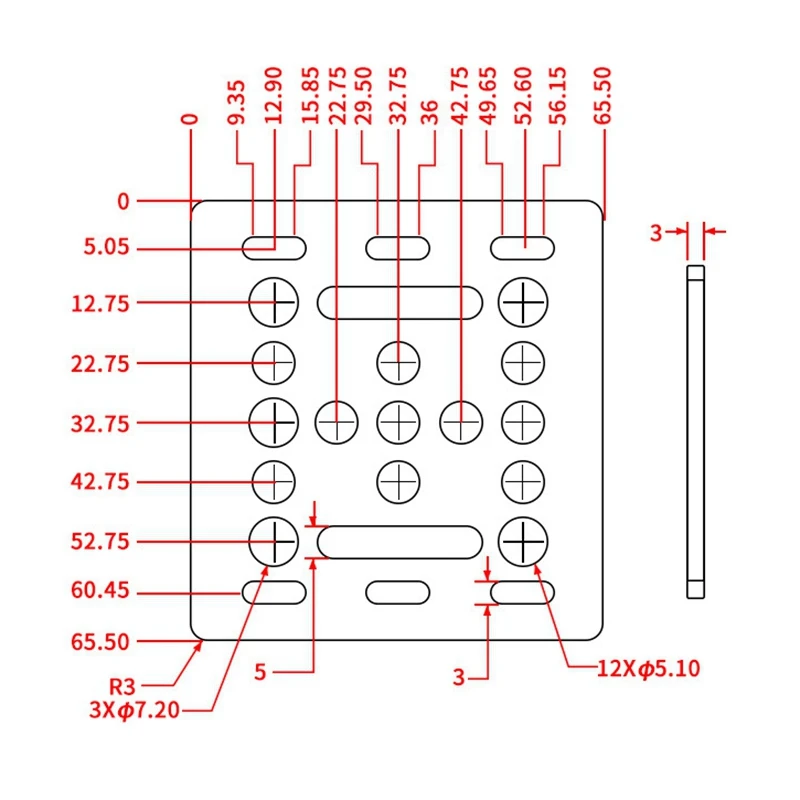 Polea de perfil de aluminio estándar europeo, accesorios para impresora 3D, ranura en V, placa de pórtico de construcción, 4X - imagen 5