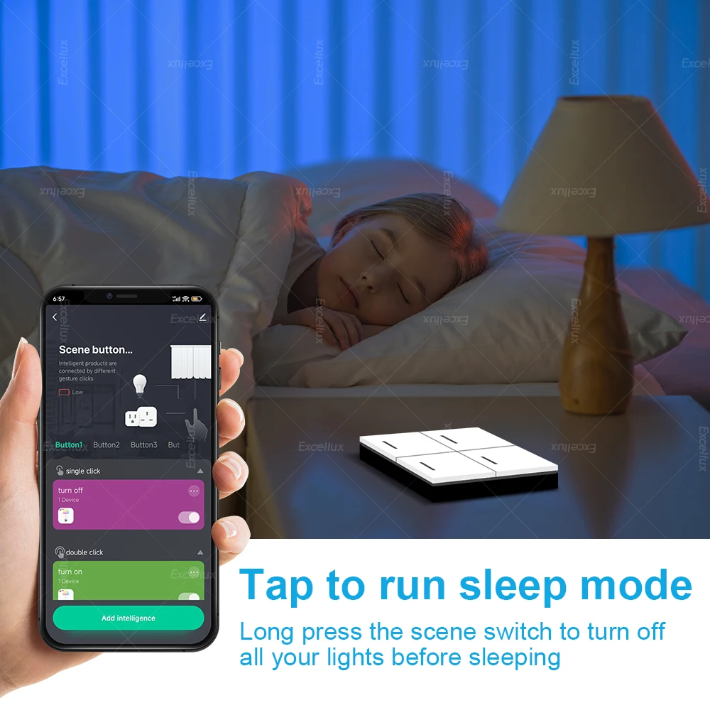 Tuya ZigBee-interruptor inalámbrico de 12 escenas, botón pulsador, 4 entradas, aplicación Smart Life, escenarios inteligentes, interruptores de enlace para dispositivos Zigbee - imagen 5