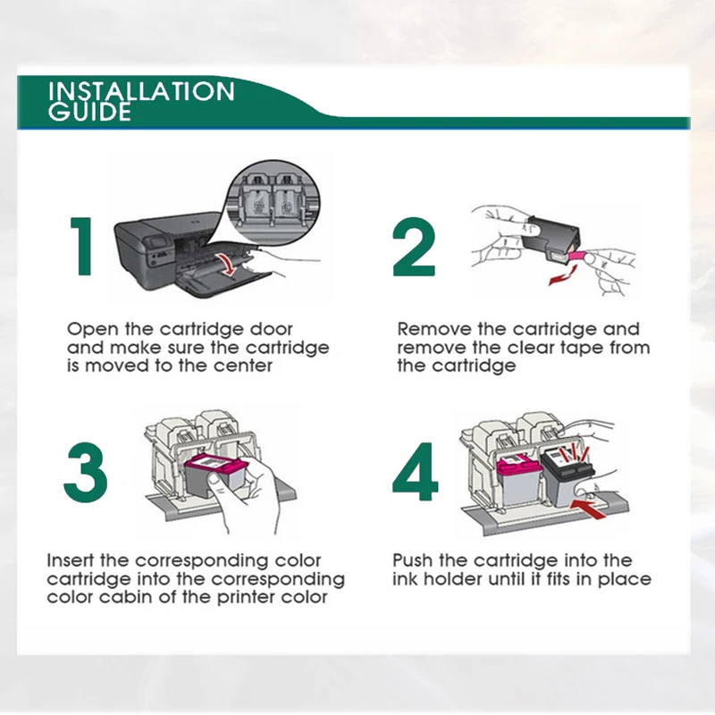 Vilaxh para cartucho de tinta HP 67XL para impresora HP 67 HP67 HP67xl Deskjet 2723 2721 2700 6020 6052 6055 6420 6452 6455 Deskjet 4140 - imagen 5