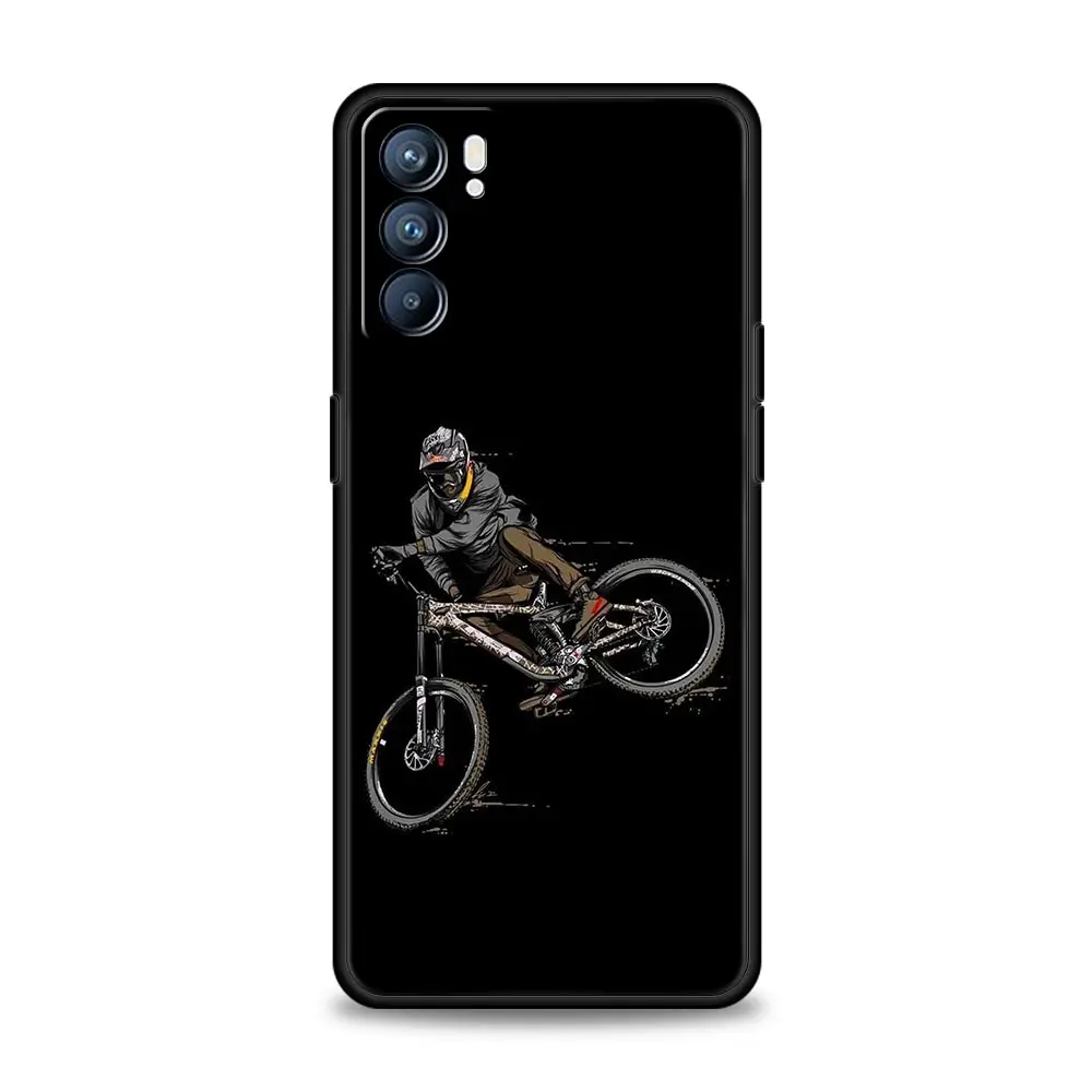 Funda para Oppo Reno13 Reno12 Reno11 F Reno10 Pro A54 A53 A95 A76 A74 A57 A98 A80 A79 5G A78 4G, funda para bicicleta de montaña, arte de ciclismo - imagen 4