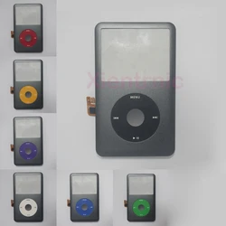 Panel de cubierta frontal para iPod 6th Classic, kit de carcasa de cable flexible con rueda de clic para reemplazo, color gris, A1238