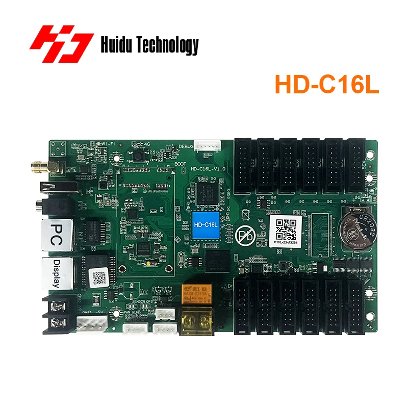 Huidu C08L D16 C16L Controlador asíncrono LED Pantalla LED HD Sistema de control asíncrono para pantalla LED pequeña y mediana - imagen 3