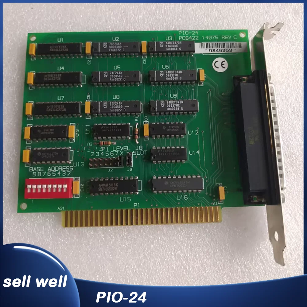 Tarjeta de adquisición de datos industrial PIO-24 PC6422 14075 REV C