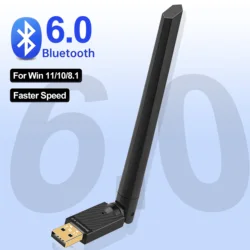 Adaptador Bluetooth USB para PC, ratón, teclado y audio