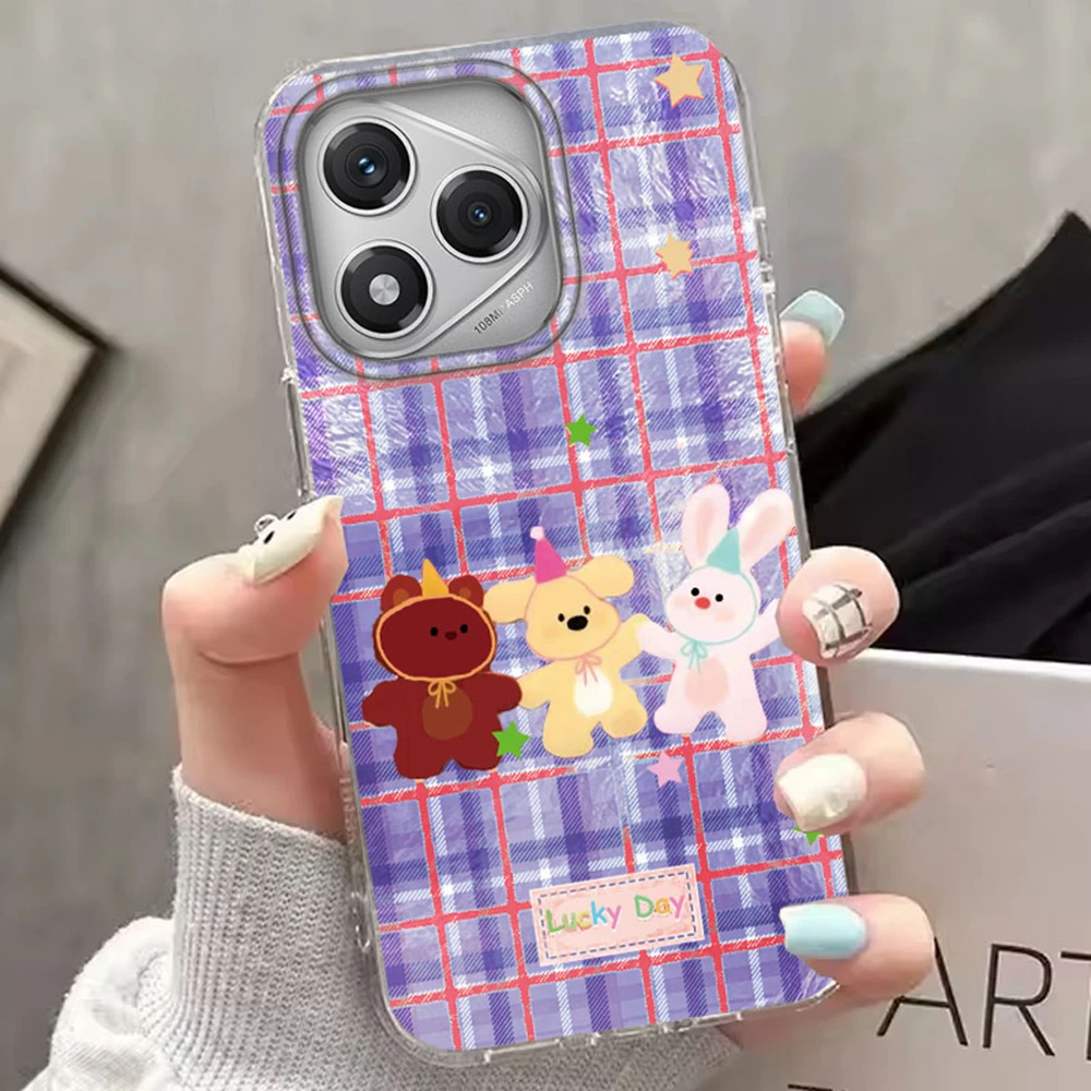 Para Honor 400 200 Pro 70 Migic6 7 5 Lite 90 Smart X9a X9c X9b X8b X8c X7c X8a X7b X6b Girl Pink Little Rabbit funda de teléfono - imagen 5