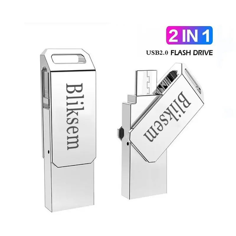 Bliksem-Pen Drive OTG de alta velocidad, pendrive de 32GB, 64GB, USB 2,0 para PC, Mini Pen Drive móvil de 32GB, 64GB
