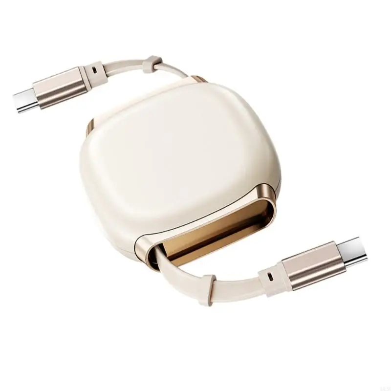 Cable carga USB C estirable 462E Tecnología bloqueo magnético carga rápida 240W Más 50000 ciclos curvatura - imagen 4