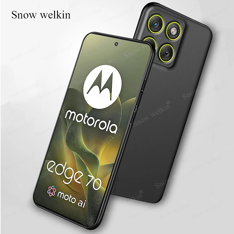 Funda de silicona suave TPU para Motorola Edge 70 edge70 Fundas traseras para teléfono para Moto Edge 70 edge70 Capa Fundas Coque - imagen 3