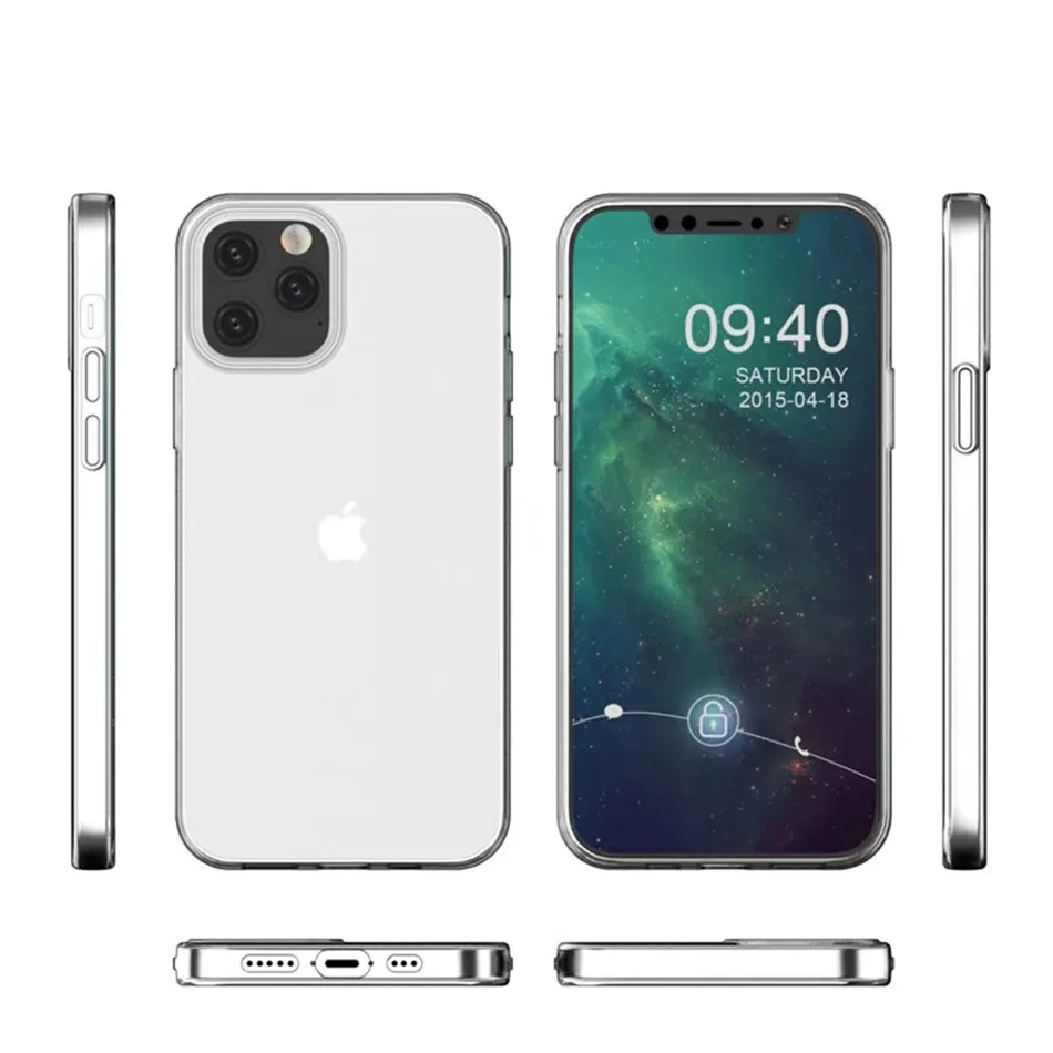Funda de silicona transparente ultrafina para iPhone 16 15 14 13 12 11 Pro Xs Max Mini XR X 7 8 6s Plus 6 SE 2020 2022 2016 5 5S - imagen 4