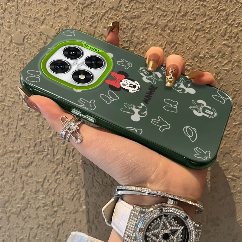 Funda de Mickey Minnie de Disney para Xiaomi Redmi Note 14 13 12 10 Pro Plus 11S 14C 13C 12C 9C 11S K70 K60 A2 A1 Turbo 4 cubierta acrílica - imagen 3