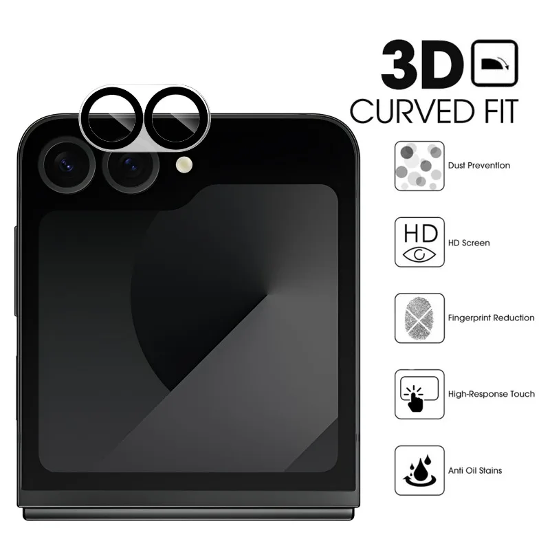 Protector de pantalla 9 en 1 para Samsung Galaxy Z Flip 7, película de hidrogel antipeep, películas protectoras de cámara HD de vidrio templado para ZFlip7 - imagen 5