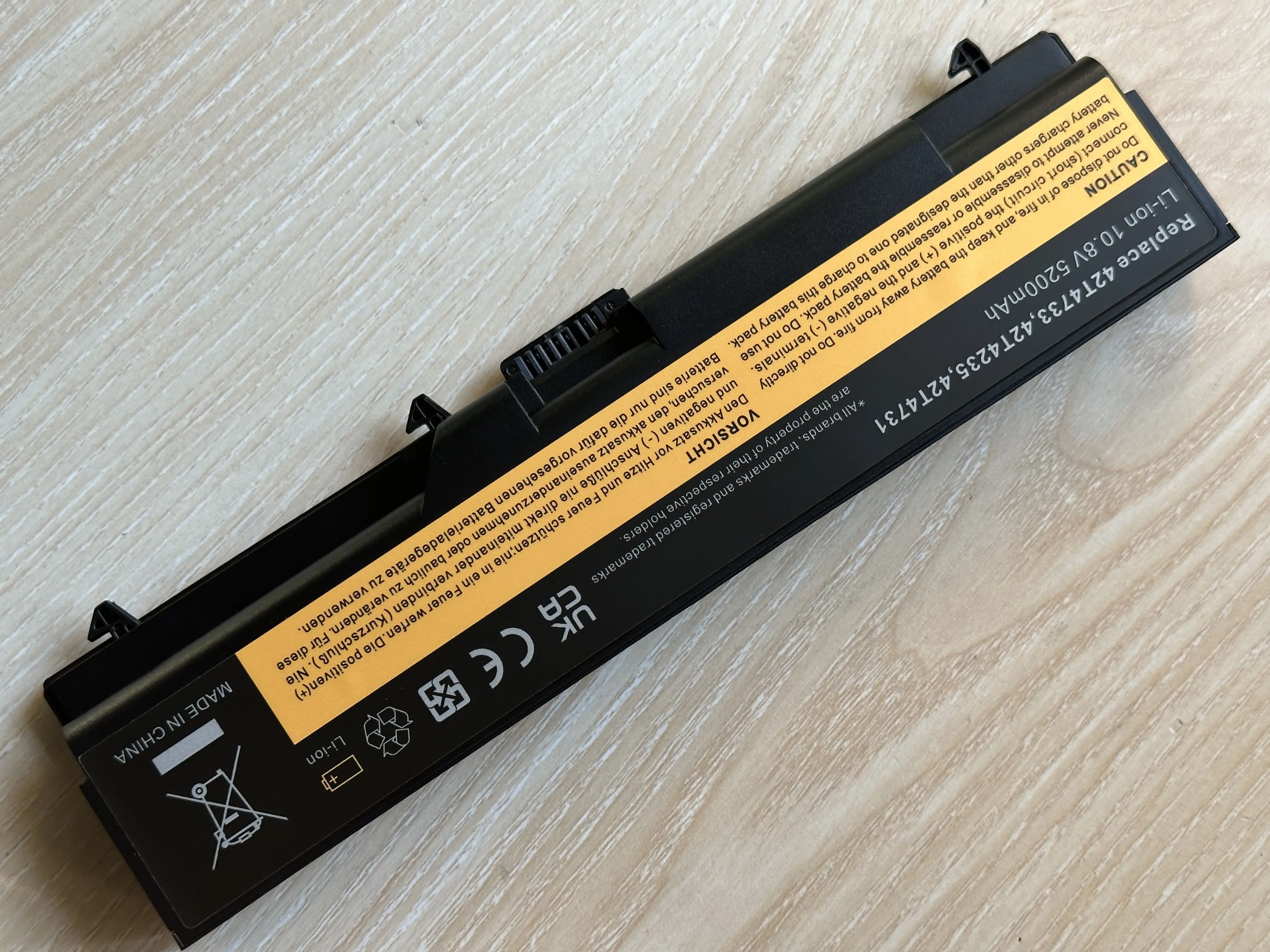 Batería de 10,8 V para portátil Lenovo ThinkPad, 5200mAh, T430, T430I, L430, T530, T530I, L530, W530, 45N1005, 45N1004, 45N1001, 45N1000 70 - imagen 3