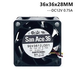 San Ace 3628 Ventilador Servidor 36 mm DC 12 V para Refrigeración