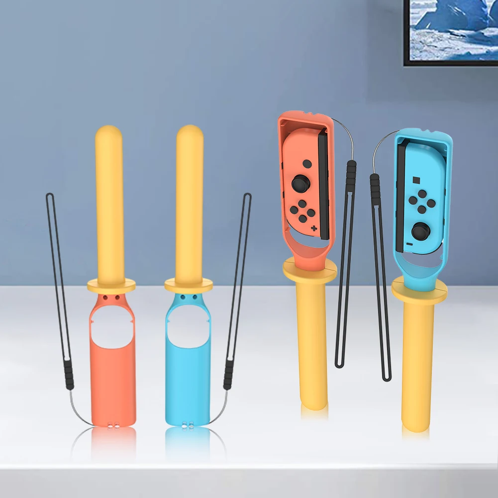 Paquete de 2 accesorios de espada para Nintendo Switch2, juegos deportivos, accesorios de juego de esgrima, mango desmontable para Nintendo para Switch/OLED