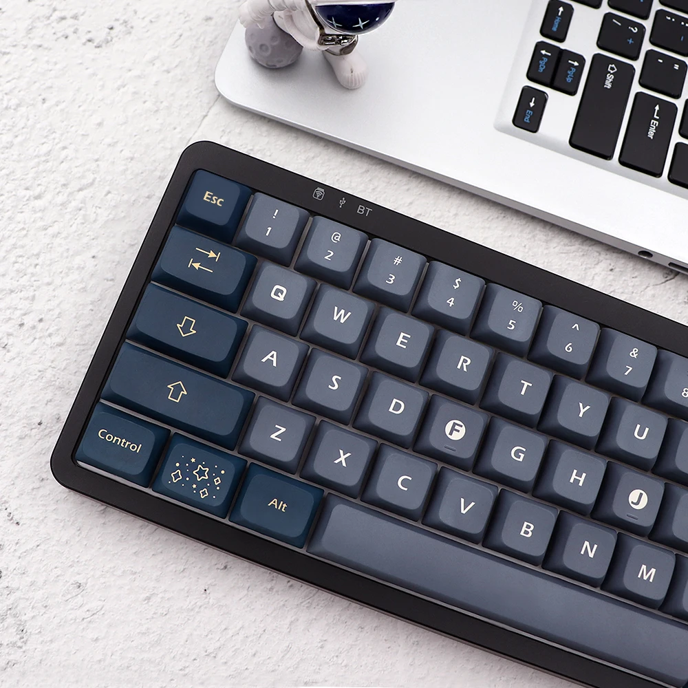 XDA-Teclado mecánico Stargaze DYE SUB, accesorio para gk61/rk61/64/68/84/980/104, gmk, 7u, 2.25u/2.75u, espacio dividido - imagen 3