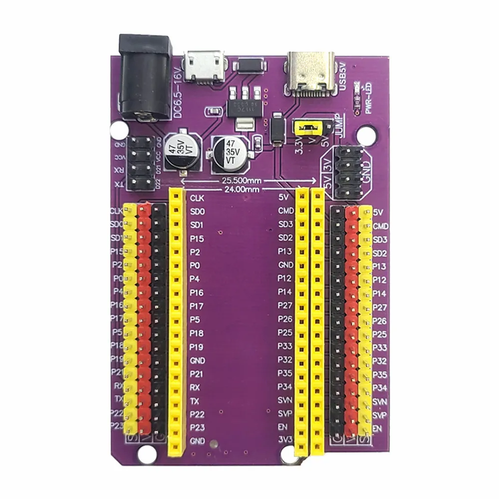 Placa de expansión ESP-32 de 38 pines para placa de desarrollo ESP32, módulo Wifi BT de Internet de las cosas, CPU de doble núcleo, bajo consumo de energía - imagen 2