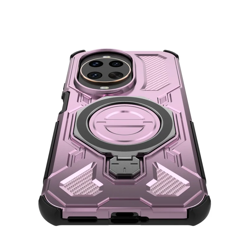 Para funda Huawei Nova 14 Ultra funda Huawei Nova 14 Ultra Capas nueva atracción soporte de anillo de adsorción Fundas Huawei Nova 14 Ultra