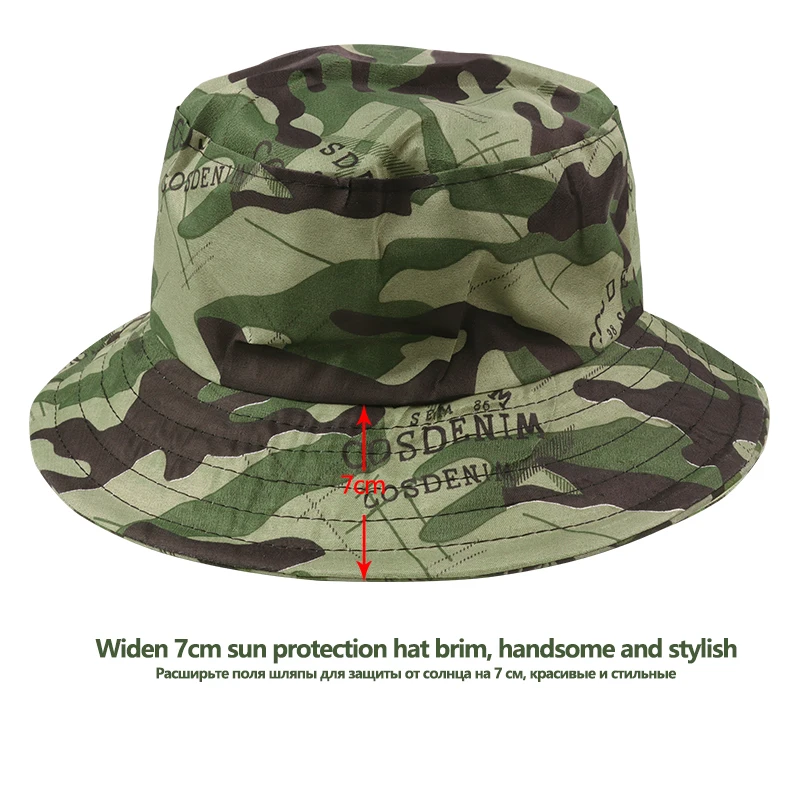 Sombrero con protección solar para pesca al aire libre, caza, senderismo, gorra ancha ligera con ala, accesorios para gorra de pesca militar Unisex, 1 ud. - imagen 4
