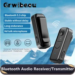 Adaptador Bluetooth 5.3 Receptor Transmisor 3,5 mm para TV y coche
