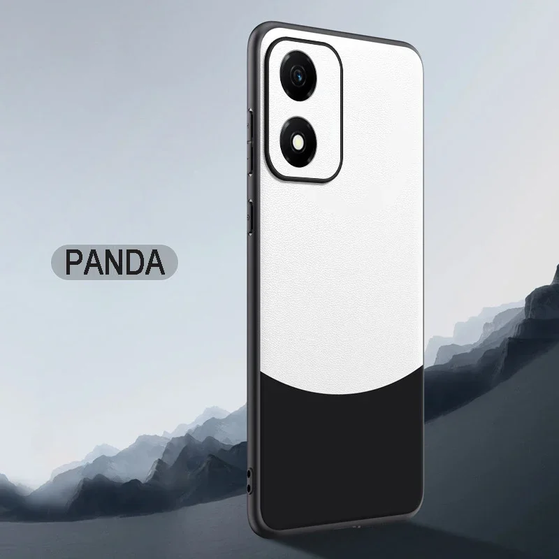 Para Motorola E13 funda de lujo sensación de piel textura de cuero parachoques suave para Motorola E13 teléfono móvil Coques para Motorola E13