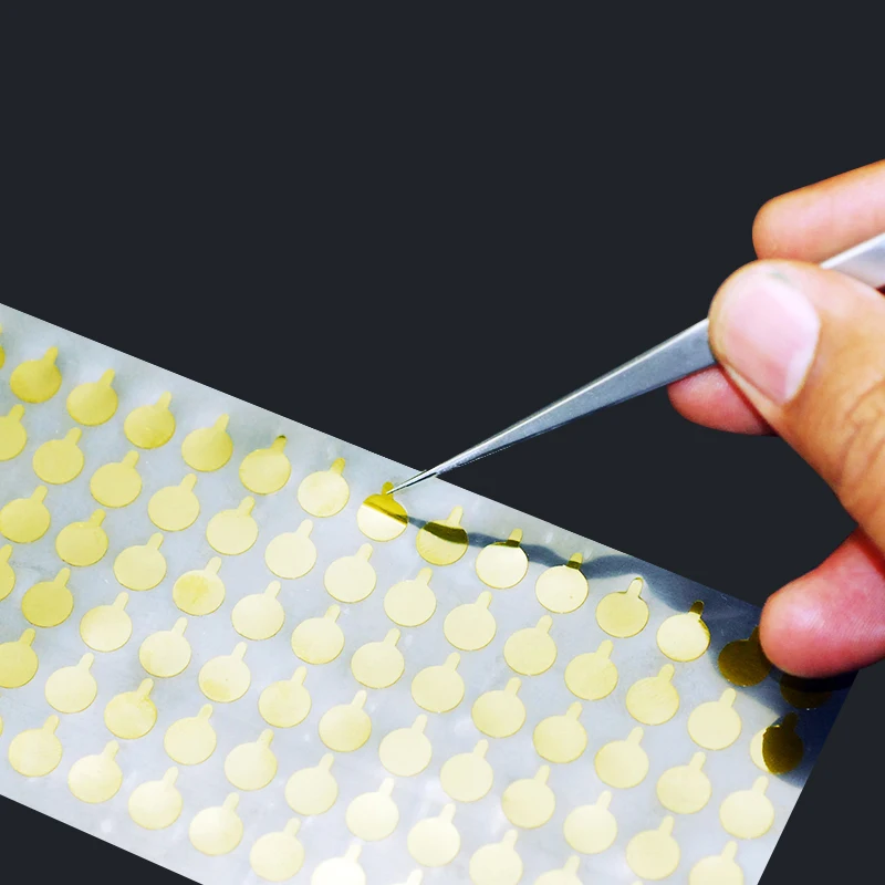 100 unids/lote pegatina protectora cámara de matriz de puntos infrarroja de alta temperatura para Iphone 6G-14Promax herramientas de reparación de cámaras - imagen 5